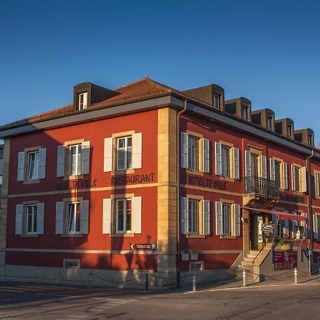 Hotel De Ville D'Yvonand Eksteriør billede