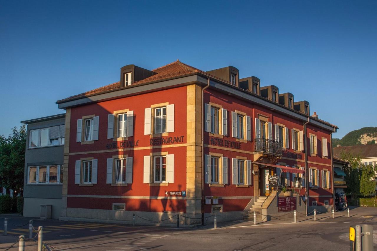 Hotel De Ville D'Yvonand Eksteriør billede